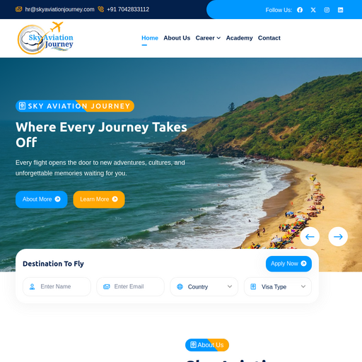 Aviation Coaching Informational Website