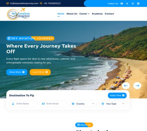 Aviation Coaching Informational Website
